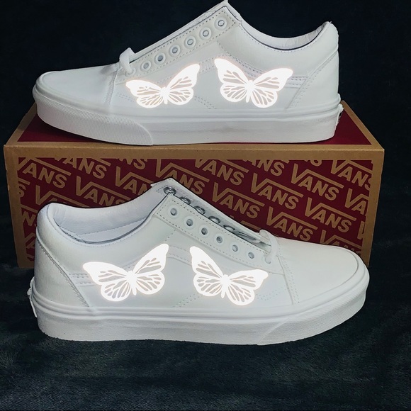 Reflective butterfly old school vans - Picture 4 of 5